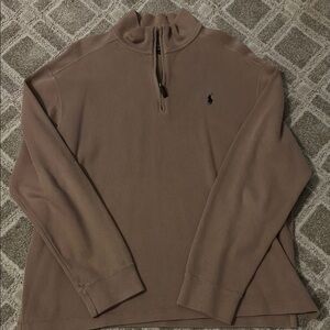 Men's Brown Ralph Lauren Half-Zip Sweater